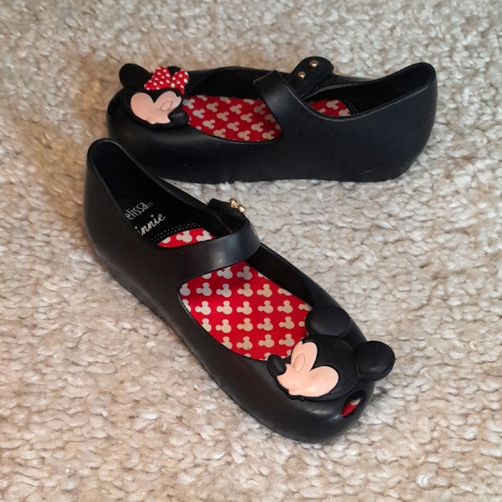 MINI MELISSA MICKEY and Minnie Shoes size 10